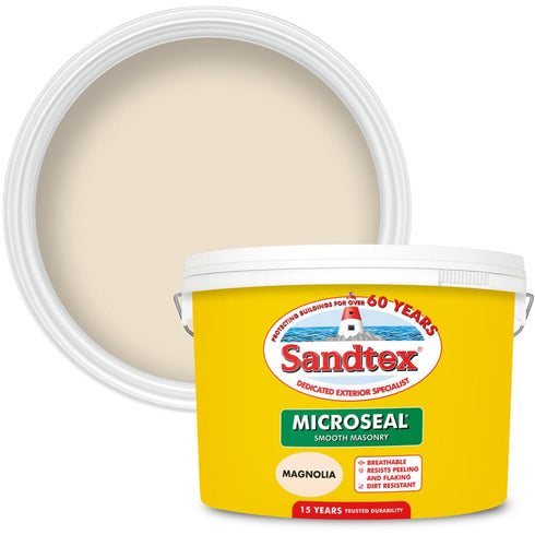 SANDTEX M/SEAL SMTH MASONRY MAGNOLIA 10L (S)  ~
